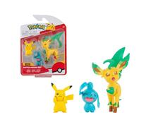 Figurines de combat | Lot de 3 | Pokemon | Figurines d'action à collectionner