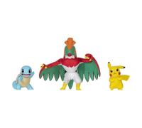 Figurines de combat Pokémon Select Pikachu, Carapuce, Brutalibré 7,5 cm -...