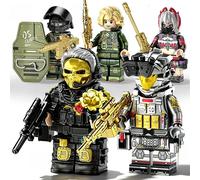 Figurines de construction militaires, modèle de soldat agent spécial Dragon Opération Red Wolf, jouet de briques à assembler soi-même pour collection SJZ-E