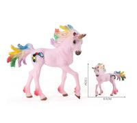 Figurines De Conte De Fées, Modèle De Cheval Volant, Figurines D'Action Colorées, Arc-En-Ciel, Pegasus, Cerf, Mouton, Jouet, Cadeau Pour Enfant