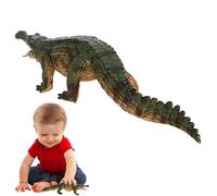 Figurines De Crocodile Alligator Réalistes,Jouet De Collection Auckland,Animaux Safari,Quelque Part Dans Le Monde - Type Light Green