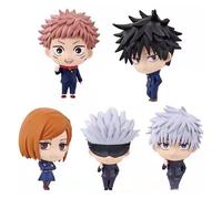 Figurines De Dessin Animé Jujutsu Kaisen, 5 Pièces, Gojo Satoru Itadori Yuji Megumi, Version Q, Modèle D'action, Jouets, Mini Figurines Anime