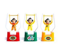 Figurines De Dessin Animé Pour Enfants, 1 Pièce, Boutons De Pression, Singe, Barre Horizontale, Jouets Somersault, Divertissement