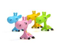 Figurines De Dessins Animés Pour La Décoration De La Maison Et Du Jardin, Figurines De Girafe Et De Paysage Miniature, Cadeau Pour Enfants