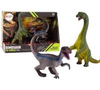 Figurines de dinosaures Brachinosaurus Velociraptor 2el