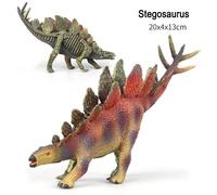 Figurines De Dinosaures Demi-Faces,Modèles De Squelette,Brachiosaure,Tricératops,Ptérosaure,Jouet De Simulation Préhistorique,10 Types - Type O