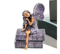 Figurines de fées de jardin, statues et figurines de fées - Statue de fée du jardin endormi Figures du jardin de fées,Décorations de fées en résine, figurines de fées pour la maison, salle st