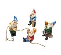 Figurines de fées fantaisistes: décorations extérieures, ornements de pelouse | Sculptures décoratives naines pour l'affichage de la forêt, création de scènes de patio, accents de planteur enchanté