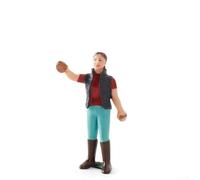 Figurines de fermier et de berger en PVC finies à la main pour une narration visuelle améliorée dans les scènes ferroviaires (ZQ713)