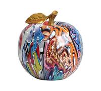 Figurines de fruits colorés : statue d'art de fruits graffitis, figurines réutilisables et à collectionner | En résine Graffiti Vo Visual de Fruit Art Statue Figurines pour chambre à coucher, Maiso