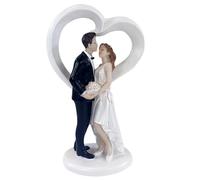 Figurines de Gâteau de Mariage PyrrlicToy Mariage Couple de Mariés Décoration de Gâteau de Mariages Figurine Décoration de Gâteaux de Saint-Valentin