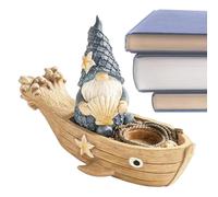 Figurines de gnome, petits gnomes figurines - Statue nautique naine,Resin Garden Gnomes Statues Outdoor Decor Decor for Beach Patio Lawn Yard Porch