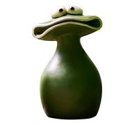 Figurines de grenouilles en résine - Statues d'animaux de jardin - Sculptures amusantes pour la maison et le bureau - Sculpture amusante d'animal