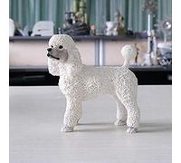 Figurines de Jardin à Collectionner, Ornements, Statues, Sculptures, décoration de Maison, Simulation de Caniche, modèle de Chien Animal, Ornement