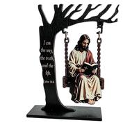 Figurines de Jésus Décoration catholique religieuse suspendue oscillante