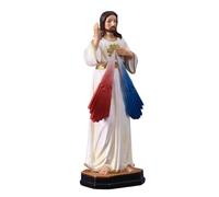 Figurines de Jésus, objets de collection 3D sacrés avec design classique, décoration religieuse, symbole de foi, fonction d'affichage inspirante, outil spirituel, accessoire décoratif pour salon 21 x