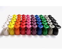 Figurines de jeu de société : bonhomme avec chapeau, cône à paille 13/26 mm (10 x 5 figurines, 10 couleurs (jaune, rouge, bleu, vert, orange, violet, rose, gris, noir, blanc)