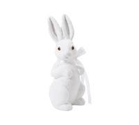 Figurines de Lapin,Décorations en Mousse Scintillante à Noeud | Décor De Jardin Lapin De Pâques,Pour Jardin Cour Porche Porte Table Coin Intérieur Fête Printemps Bureaux Salle