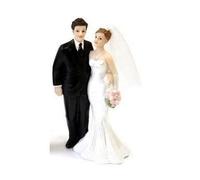 Figurines de mariage - Unique - Couple de mariés - Résine - Hauteur 11 cm - Décoration de table
