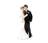 Figurines de mariage - Unique - Couple de mariés - Résine - Hauteur 11 cm - Décoration de table