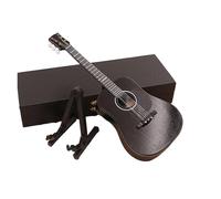 Figurines De Mini Saxophones Mini Guitare Électrique Miniature Instrument De Musique Décoratif 18 Cm avec Support Étui Et Bandoulière(5)