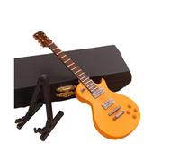 Figurines De Mini Saxophones Mini Guitare Électrique Miniature Instrument De Musique Décoratif 18 Cm avec Support Étui Et Bandoulière(6)