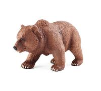 Figurines de modèle d'ours brun sauvage de 10 cm pour la décoration de la chambre, modèle WildAnimal de jouet, décoration de table de voiture, décoration de table de voiture, éducation
