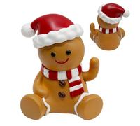 Figurines de Noël Décorations | Décorations de Noël à Bras Mobiles - Mignonnes de Père et Bonhomme de Neige pour Intérieur Extérieur Table Étagère Jardin