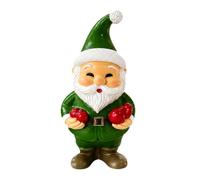 Figurines de Père Noël, décorations de table en résine, mignonnes | La construction en résine offre une présentation stable avec de jolis détails de Père Noël ajoutent un charme de vacances