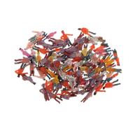 Figurines de petites personnes, 100 pièces, Train, parc, disposition du paysage de la rue, 1:50-1:300