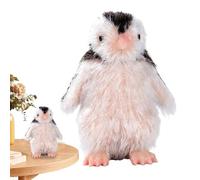 Figurines de pingouins miniatures - Figurines d'animaux en silicone - Figurines de collection réalistes - Statue de pingouin de dessin animé décorative pour la décoration de la maison, le bureau, la