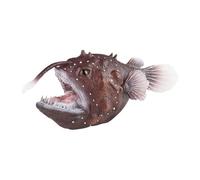 Figurines de Poisson-Lanterne, créatures des, Jouet d'animaux Marins simulés pour Les fêtes