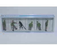 Figurines De Policiers Preiser 14008 Pour Paysage 1:87 H0 NEU OVP