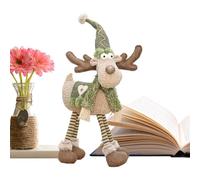 Figurines de rennes de Noël, statue en peluche créative, décoration de Noël élégante pour intérieur | Pour utilisation pendant Noël en intérieur, fêtes familiales, festivals extérieurs, maison sel