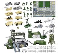 Figurines de Soldats pour Garçons - Jeu Éducatif Et Objet De Collection - Ensembles De Figurines De Jeu,Pour Construction Aventure Bataille Hommes Noël Tout-Petits Jouer Intérieur Extérieur Fête