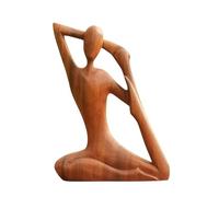 Figurines de Statues de Yoga - Sculpture de méditation en Bois pour Affichage de Table | Zen Yoga Pose Statue pour Salon, l'étude ou la galerie, la décoration de la Pleine Conscience pour Les Coins