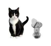 Figurines de tableau de bord en acrylique 2D en forme de chat - Décoration de bureau, console centrale - Décoration d'intérieur de voiture - Décoration de tableau de bord en forme de chat mignon