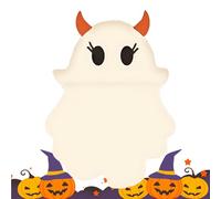 Figurines de téléphone d'Halloween - Mini autocollants fantômes, adorable charme de smartphone | Décoration de tablette, plaisir de bureau, affichage sur le thème des vacances, accessoires de fête, ca