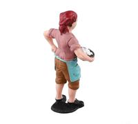 Figurines de train miniature avec fermier et berger peint à la main en PVC pour scènes HO ou N, texture réaliste, coloration manuelle (ZQ378)