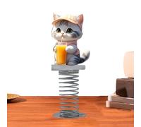 Figurines de voiture pour tableau de bord | Décoration de console centrale automatique - Décoration intérieure en acrylique 2D en forme de chat pour camion, camping-car, bureau, table de chevet