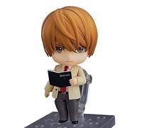 Figurines Death Note, Statues Light Yagami/L en PVC Anime avec visages interchangeables et parties mobiles, Figurines d'action pour les fans 10CM