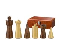 Figurines D'Échecs - Galba - Bois - Moderne Style - Hauteur Du Roi 90 MM