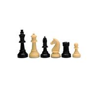 Figurines D'Échecs - Tournoi - Plastique - Noir Beige - Hauteur Du Roi 90mm