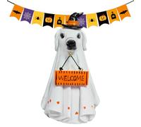Figurines d'Halloween, décorations d'extérieur pour table, fantôme lumineux, décoration saisonnière, cheminée, cour, maison hantée, fenêtre, allée, camping