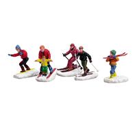 Figurines D'Hiver, Ensemble De 5 - LEMAX COD. 92357