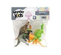 Figurines dinosaures Assortiment X4 Multicolore plastique dès 3 ans