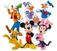 Figurines Disney Bullyland - Set de 6 Dingo, Donald, Daisy, Pluto, Mickey, Minnie