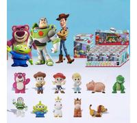 Figurines Disney jouet Story en grains de riz, boîtes surprises, Buzz l'Éclair, Woody, grains mignons, figurines Lightyear, ornements, cadeaux périphériques, statues de personnages d'anime, bustes et