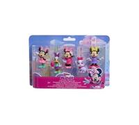 Just Play Figurines Disney Minnie Mouse – Pack de 5 non articulées, 6 cm