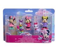 Figurines - DISNEY MINNIE MOUSE - Pack de 5 Figurines Minnie Mouse - Non articulées, 6 cm